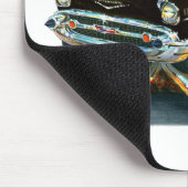 Chevy Belair schwarzes Auto 1957 Mousepad (Ecke)