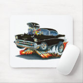 Chevy Belair schwarzes Auto 1957 Mousepad (Mit Mouse)