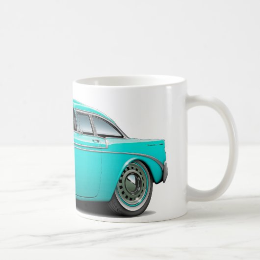 Chevy Belair Türkis-Auto 1956 Kaffeetasse (Rechts)