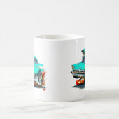 Chevy Belair Türkis-Auto 1957 Kaffeetasse (Mittel)