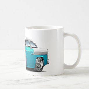 Chevy Belair Türkis-Weißes Auto 1955 Kaffeetasse