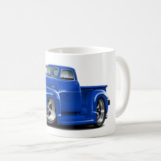 Chevy Blau-LKW 1950-52 Kaffeetasse (VorderseiteRechts)