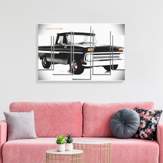 Chevy C10 1965 Leinwanddruck (Insitu (Wohnzimmer))