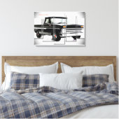 Chevy C10 1965 Leinwanddruck (Insitu (Schlafzimmer))