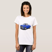 Chevy C10 Blau-Weißer Spitzen-LKW 1970-72 T-Shirt (Vorne ganz)