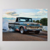 Chevy C10 Burnout Poster (Vorne)