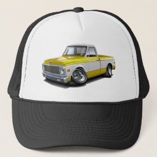 Chevy C10 Gelb-Weißer LKW 1970-72 Truckerkappe