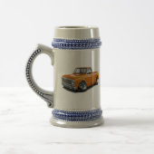 Chevy C10 Orangen-LKW 1970-72 Bierglas (Links)