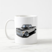 Chevy C10 Schwarz-weißer LKW 1970-72 Kaffeetasse (Links)