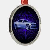 Chevy: Camaro 2012 Silbernes Ornament (Rechts)