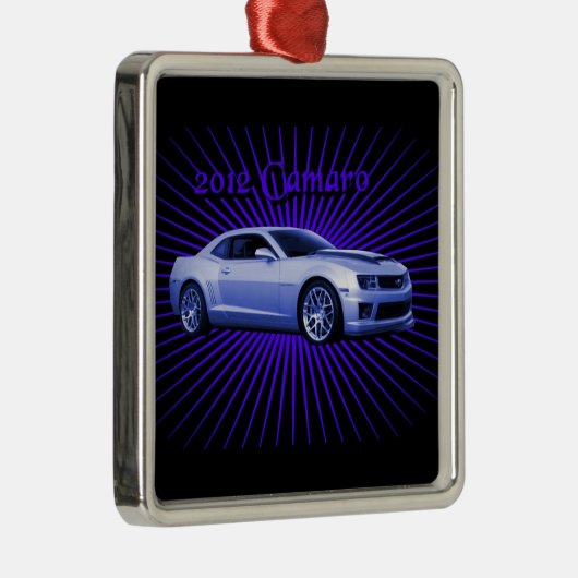 Chevy: Camaro 2012 Silbernes Ornament (Rechts)