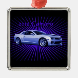 Chevy: Camaro 2012 Silbernes Ornament
