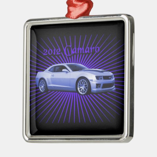 Chevy: Camaro 2012 Silbernes Ornament (Links)