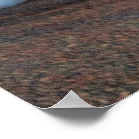 Chevy Camaro Burnout Poster (Ecke)