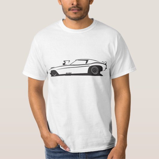 Chevy Camaro lustiges Auto T-Shirt (Vorderseite)