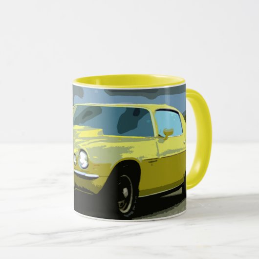 Chevy Camaro RS KAFFEE-TASSE 1972 Tasse (VorderseiteRechts)