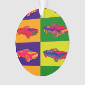 Chevy Camaro RS konvertierbare Pop-Kunst 1967 Ornament (Vorderseite)