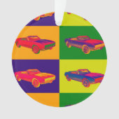 Chevy Camaro RS konvertierbare Pop-Kunst 1967 Ornament (Vorderseite)