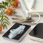 Chevy Camaro RS Muskel-Auto-Pop-Kunst 1967 Schlüsselanhänger (Vorderseite rechts)