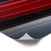 Chevy Camaro Z/28 Red Poster (Ecke)