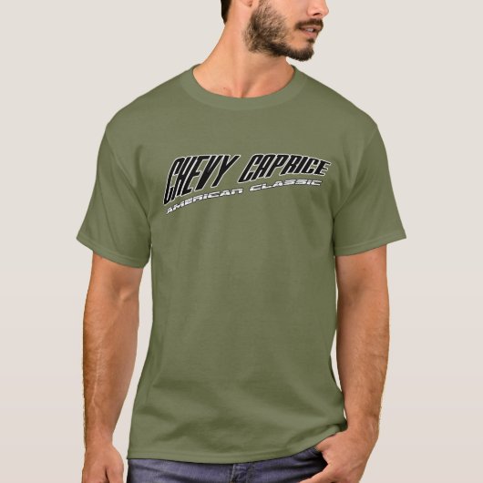 Chevy Caprice - Slanted Design American Classic T-Shirt (Vorderseite)