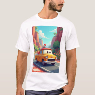 Chevy Car Cartoon Trikots T-Shirt