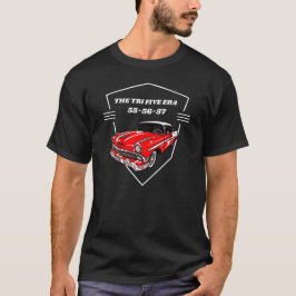 Chevy Car Tri Five Era 55 56 57 Rot Vintag T-Shirt