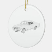 Chevy Chevelle 1967 Keramik Ornament (Links)