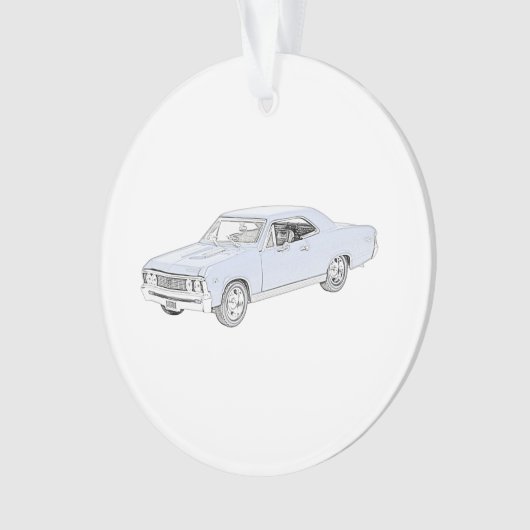 Chevy Chevelle 1967 Ornament (Vorderseite)