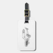 chevy chevelle 1970 gepäckanhänger (Vorderseite vertikal)