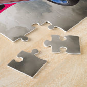 Chevy Chevelle SS 396 mit amerikanischer Flagge Puzzle (Seite)