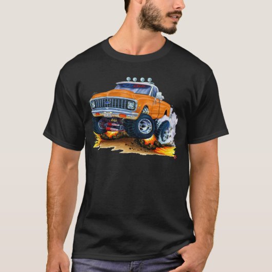 Chevy CK1500 Orangen-LKW 1970-72 T-Shirt (Vorderseite)
