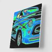 Chevy Clock Quadratische Wanduhr (Winkel)