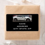 "CHEVY CORVETTE STINGRAY" ADRESSE ETIKETTEN (Insitu)