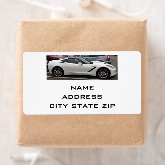 "CHEVY CORVETTE STINGRAY" ADRESSE ETIKETTEN (Insitu)