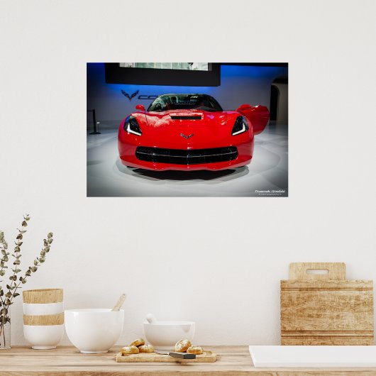 Chevy Corvette Stingray Poster (Küche)