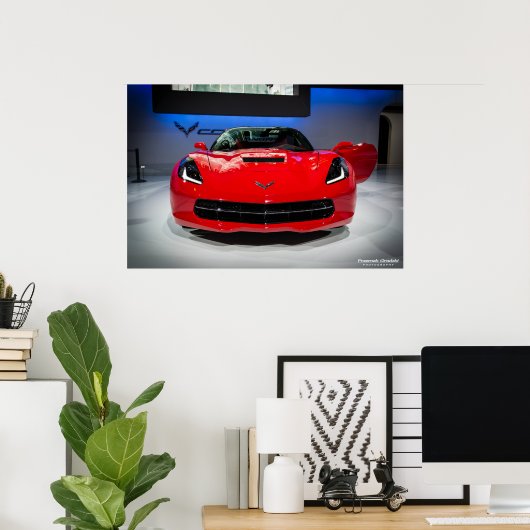 Chevy Corvette Stingray Poster (Heimbüro)