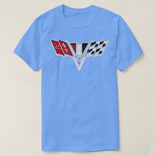 Chevy Flag Fender Eblem T-Shirt (Design vorne)