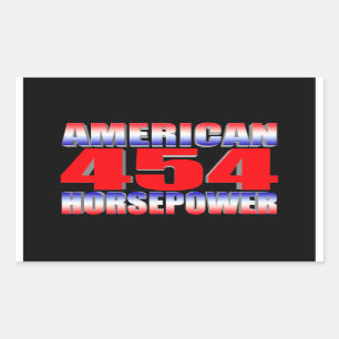 chevy großer Block 454 Rechteckiger Aufkleber