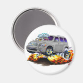 Chevy HHR Silver Truck Magnet (Vorderseite/Rückseite)