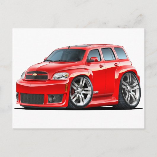 Chevy HHR SS Red Truck Postkarte (Vorderseite)