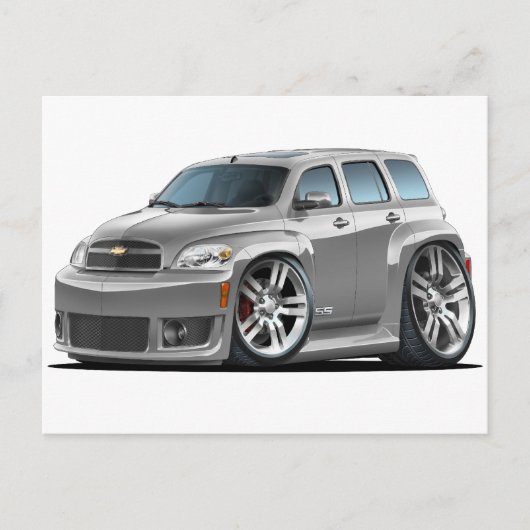 Chevy HHR SS Silver Truck Postkarte (Vorderseite)