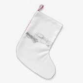 Chevy Impala 1960 Kleiner Weihnachtsstrumpf (Vorderansicht (hängend))