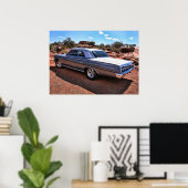 Chevy Impala Classic American Muscle Car Poster (Heimbüro)