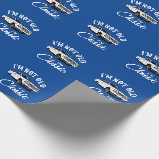 Chevy Impala Classic Car Geschenkpapier (Ecke)