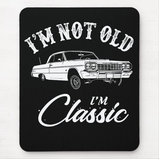 Chevy Impala Classic Car Mousepad (Vorne)