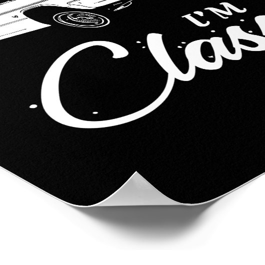 Chevy Impala Classic Car Poster (Ecke)