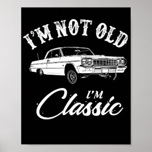 Chevy Impala Classic Car Poster