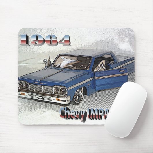 Chevy IMPALA Mausunterlage 1964 Mousepad (Mit Mouse)