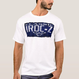 Chevy IROC Z Camaro blauer Klassiker Winged T-Shirt